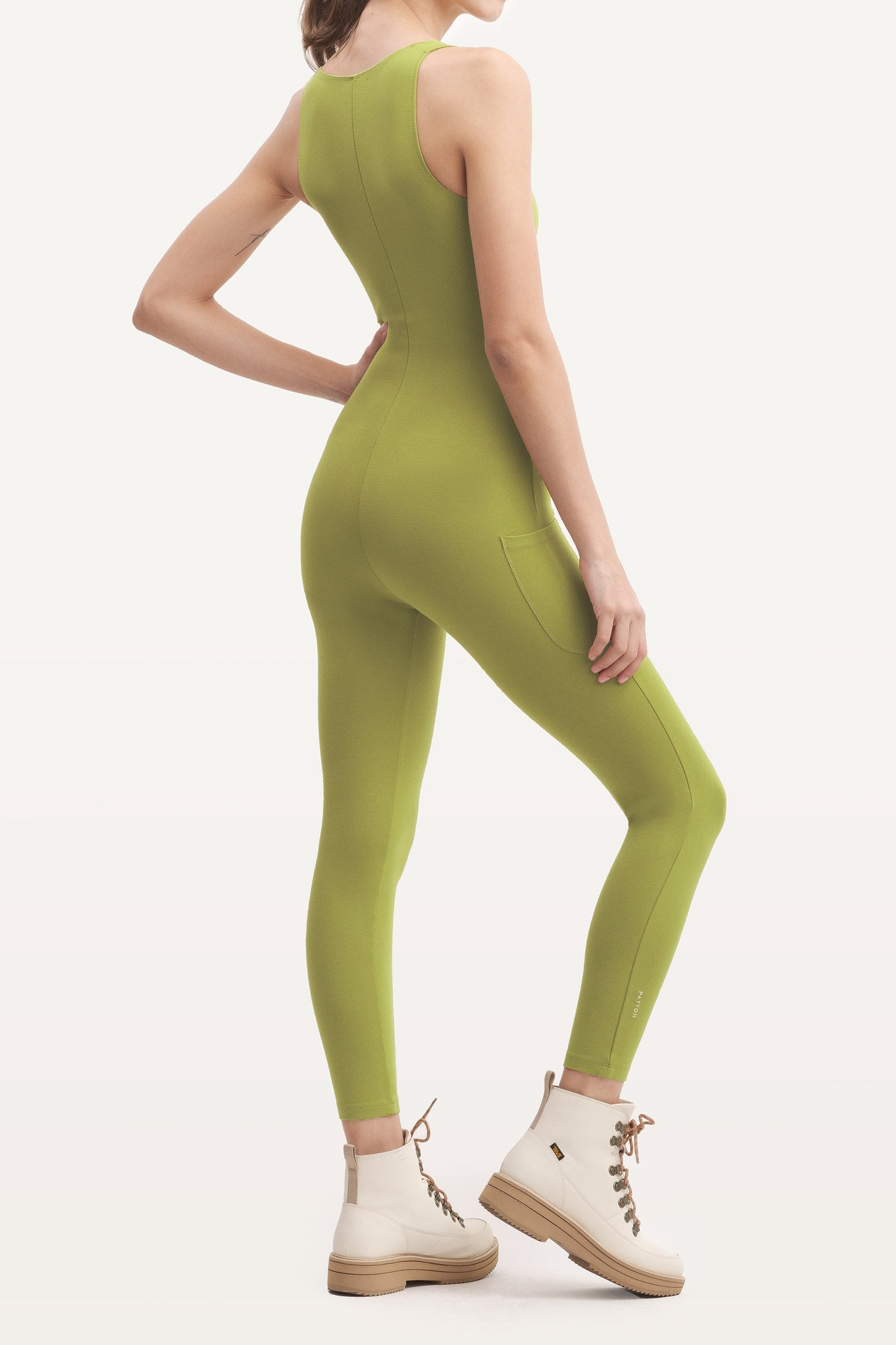 Scoop-V-Neck-Mono-With-Pockets-Citron-B