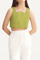 Wave-Neck-Cropped-Top-Citron-F